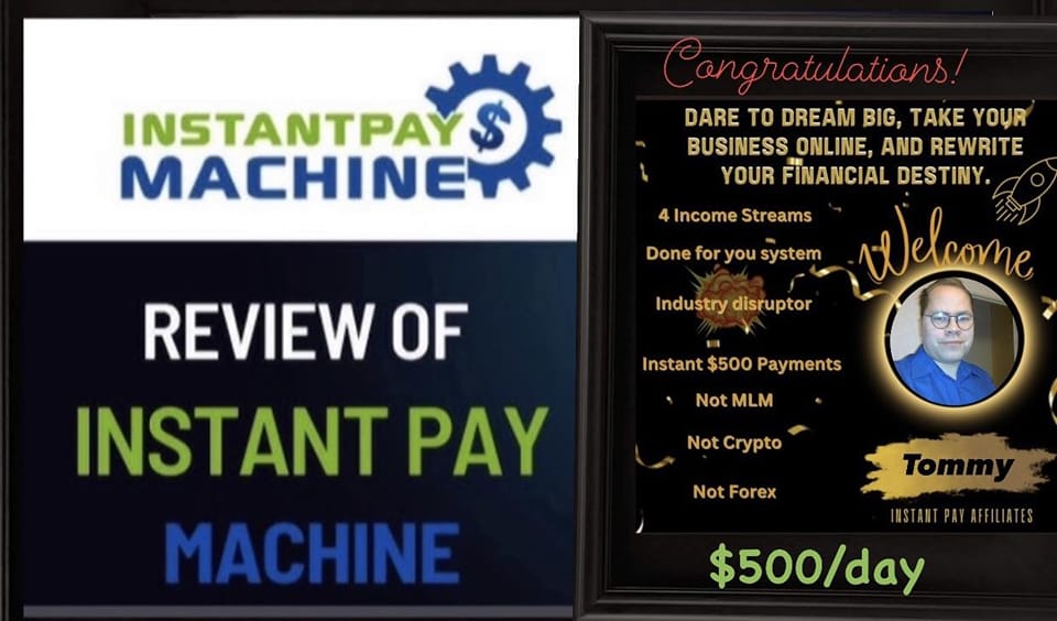 Instant pay machine